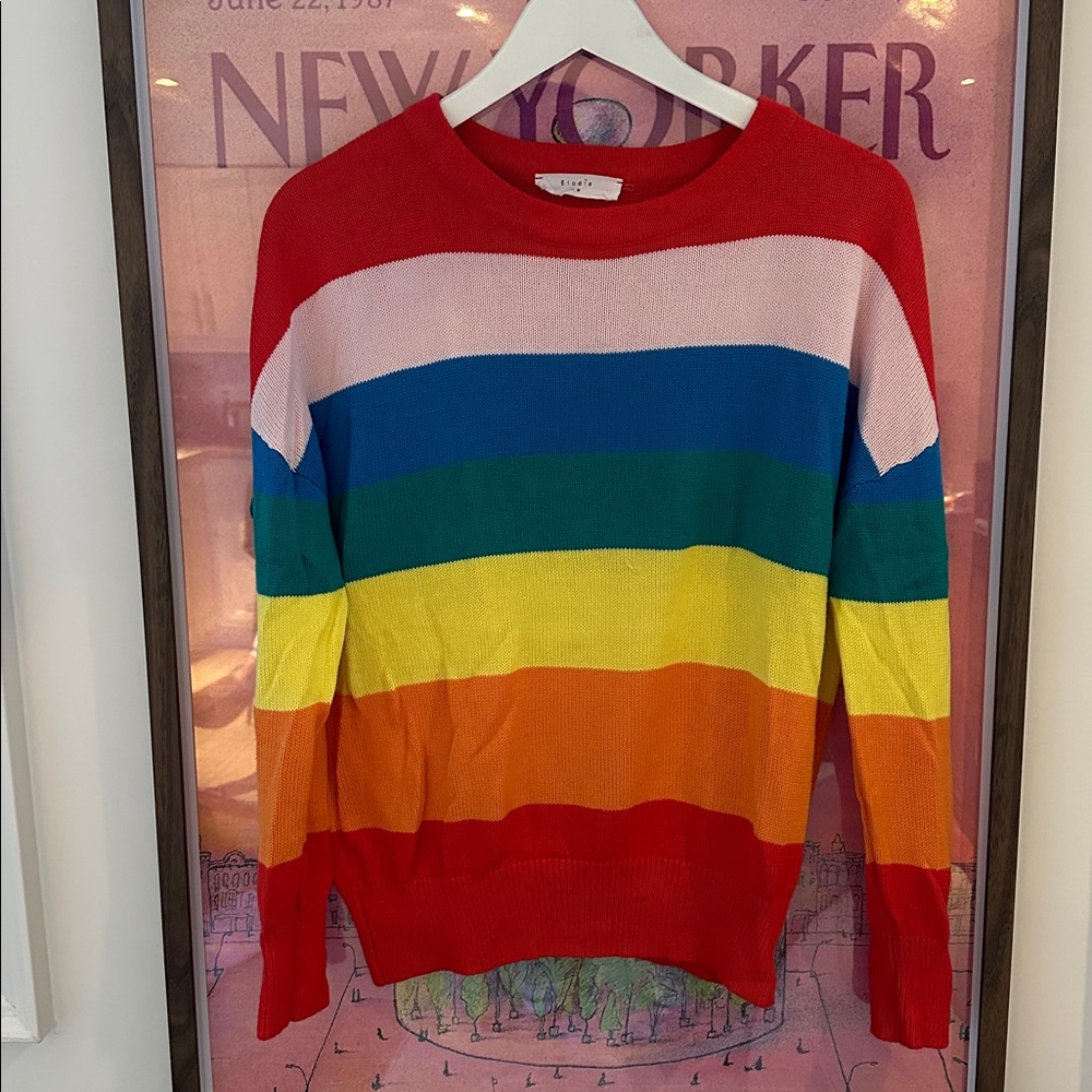 ELODIE STRIPED SWEATER